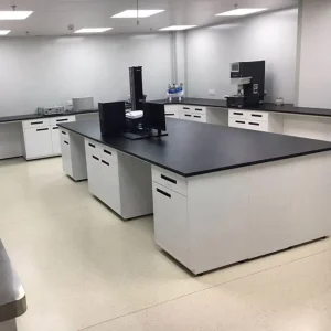 Assemble finish Steel Lab Bench for Laboratory With High Quality and Clean Surface