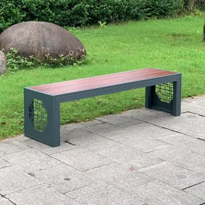 Athens Assembled Zinc Alloy Bench Seating Steel Bench Legs Outdoor Bench with Galvanized Legs