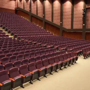 Auditorium Chairs Theater Furniture Used University Conference Hall Seat With Folding Table