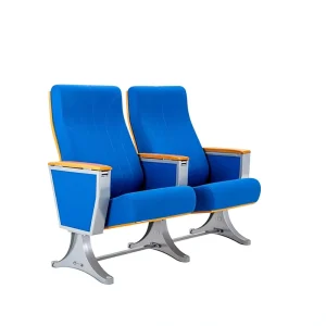 Auditorium Classroom Theater Conference Lecture Hall Chair Fabric Foldable with Writing Board Model P670