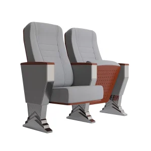 Auditorium Lecture Hall Chairs Funiture Folding Fabric Theater Church Auditorium Seats with Writing Pad