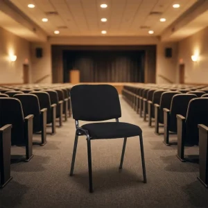 Auditorium Theater Furniture Chair Fabric Upholstered Church Chairs