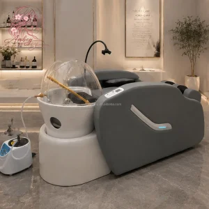 Automatic Electric Head Spa Shampoo Bed Multifunctional Massage Hair Washing Luxury Salon Furniture Salon Equipment