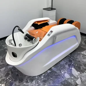 Automatic Intelligent Electric Modern Ceramic Basin Massage Barber Shop Hair Salon Shampoo Chair