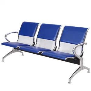 BDEC201 Commercial Furniture Leather Padded Sofa Office Waiting Hospital Chairs Reception Room Waiting Bench Seat