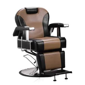 BEIMENG Barber Chair Beauty Salon Hydraulic Black and Chocolate Leather Duty OEM Hair Heavy Packing Furniture