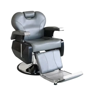 BEIMENG Men’s Shaving Chair Classic Modern Mobile Reclining Salon Chair Barber Chair