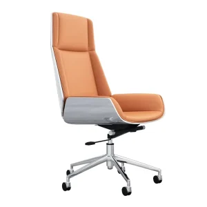 BGY 15 Modern PU Leather Executive Office Chair with Adjustable Height