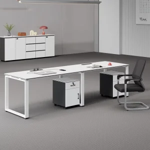 BGZ 007X Simplified Staff Desk Current Staff Workstation Computer Desk Work Desk Screen Office Desk and Chair Combination