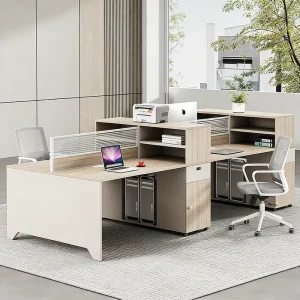 BGZ 008X Simplified Staff Desk Current Staff Workstation Computer Desk Work Desk Screen Office Desk and Chair Combination
