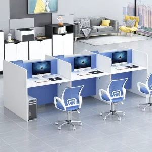 BGZ 01 Modern L Shaped Manager Desk Rectangle Workstation Foldable Metal Melamine For CEO Office Staff Worktable Mesa De Trabajo