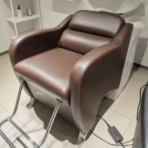 Backwash Shampoo Chair Adjustable Shampoo Bowl High Density Sponge Barber Shop