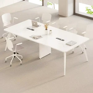 Bamboo Conference Table Long Rectangular Minimalist Modern Staff Meeting Training Bench-Style Simple Large Executive Desk
