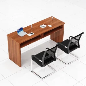 Bamboo Staff Training Conference Table Mobile Fire Resistant Detachable Splicing Office Furniture