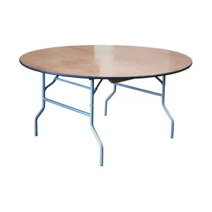 Banquet Round Table Hotel Furniture Wood Modern Foldable Versatile Indoor Outdoor Use Wedding Events