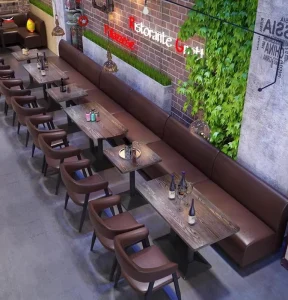 Bar Cafe Tables and Chairs for Snack Bar Burger Milk Tea Shop Music Bistro Bookshop