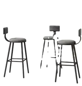 Bar Chair High Sool Milk Tea Shop Front Desk Back Bar Chair Light Luxury High Stool