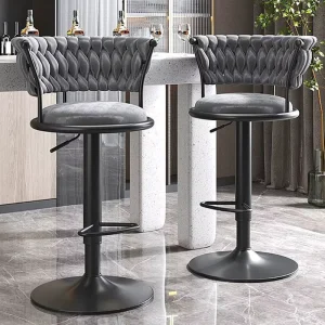 Bar Chair High Stool Bar Can Be Lifted Light Luxury High End Household High Stool Bar Chairs