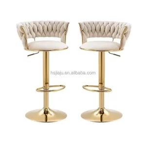 Bar Chair High Stool Bar Can Be Lifted Light Luxury High end Household High Stool
