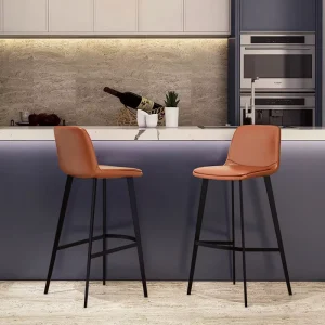 Bar Chair High Stool Commercial Bamboo Pastoral Design Light Luxury Island Table Simple Modern Designer’s Model HD 7161D