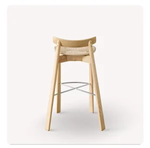 Bar Chair Solid Wood Environmental Protection Restaurant Bench