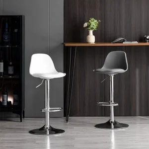 Bar Chairs High Stools Lifting and Rotating High Backrests Household and Commercial Coffee Shops Wrought Iron