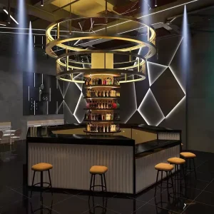Bar Furniture Counter in Wood for Cafe