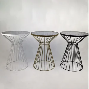 Bar Furniture Stainless Steel Hollow Base with Marble Top Bar Table and Chairs Modern Juice Table
