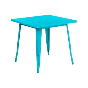 Bar Restaurant Furniture Reception Desk Cocktail Snack Square Tall Metal Bar Table for Kitchen Solid Table Haute Bar