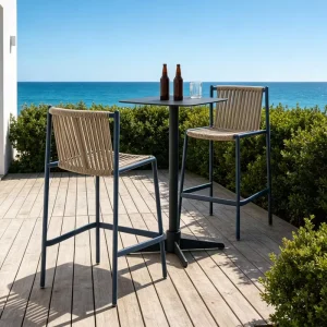 Bar Stool High Chair and Table Set New Design Luxury Modern High Bar Chair for Kitchen Commercial Furniture Barstool