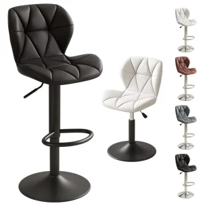 Bar Stool Modern Minimalist Bar Chair Cashier Counter Adjustable Backrest Chair Home High Stool Bar High Chair