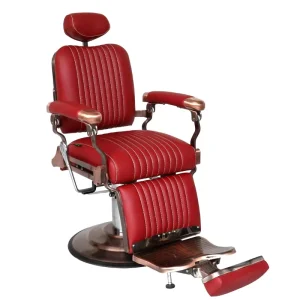 Barber Chair for Sale Heavy Hydraulic Salon Barber Chair Golden Antique Barber Chairs Gold Leather Wooden Packing