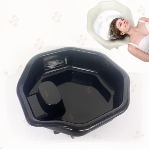 Barber Portable Plastic Hair Wash Sink Head Therapy Basin Hair Therapy Basin for Beauty Salon