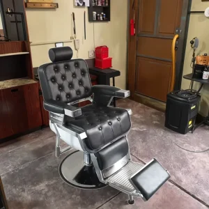 Barber Salon Durable Outdoor Height Adjustable Portable Oil Head Big Chair for Sale