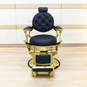 Barber Salon Men’s Reclining Chair with Adjustable Functions Barber Chair