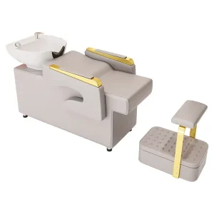 Barber Shop Furniture Shampoo Bed Sink Hair Salon Lay Down Washing Basin for Hair Salon Shampoo Chair