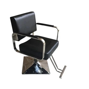 Barber Shop Hair Salon Styling Chair Adjustable Height Swivel Chair Black