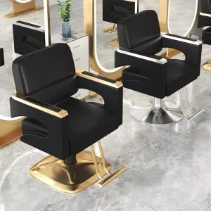 Barbershop Hair Salon Special Cutting Chair Luxury Hair Chair Lift Salon Hair Furniture Barber Chair Metal Aluminum