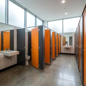 Bathroom Cubicles and Toilet Partition with HPL Panel