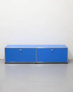Bauhaus Luxury Modern Modular Stainless Steel Cabinet Storage Rack Adjustable Height Living Room Side Wall Furniture Home