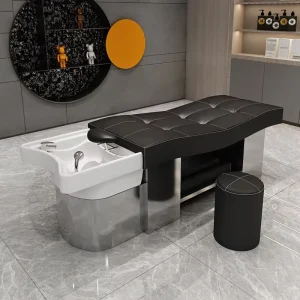 Beauty Comfortable Modern Shampoo Bowl Bed Hair Treatment Spa Head Water Therapy Headspa Table Shampoo Basin Salon Shampoo Bed