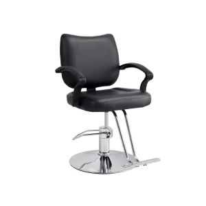 Beauty Equipment Hair Black and Gold Barber Chair Hairdressing Chair Golden Barber Chair