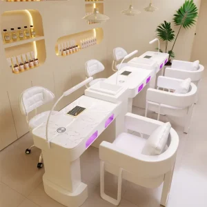 Beauty Nail Tables and Chairs Sets for Nails Salon Furniture Manicure Table Nail Desk for Beauty Salon