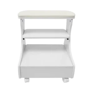 Beauty Salon Nail Furniture Foot Rest Pedicure Stool with Wheels