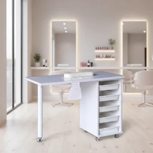 Beauty Salon Nail Table Design With Drawer Nail Supplies Professionals Nail Table for Manicure SP 7015