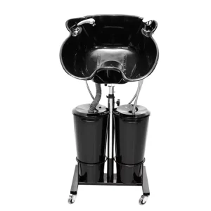 Beauty Salon Portable Adjustable Washing Mobile Big Shampoo Bowl and Chair with Modern Design Easy to Clean