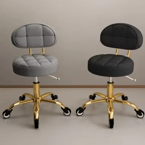 Beauty Shop Stool Barber Foot Massage Stool Hydrotherapy Technician Rotating Chair with Wheels Stool Bar
