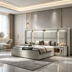 Bedroom Furniture Set Luxury King Size Bed Modern Queen Size Beds for Home Complete Master Royal Hotel Furniture Bedroom Sets