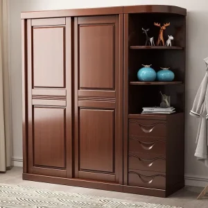 Bedroom Furniture Solid Wood Bedroom Wardrobe WD 001