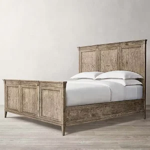 Bedroom Hotel Sets Solid Oak Modern Design American Style Antique Double King Queen Bed